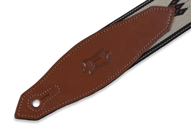 Levy's Leathers MSSN80-TAN -  2" Wide Tan Woven Guitar Strap.