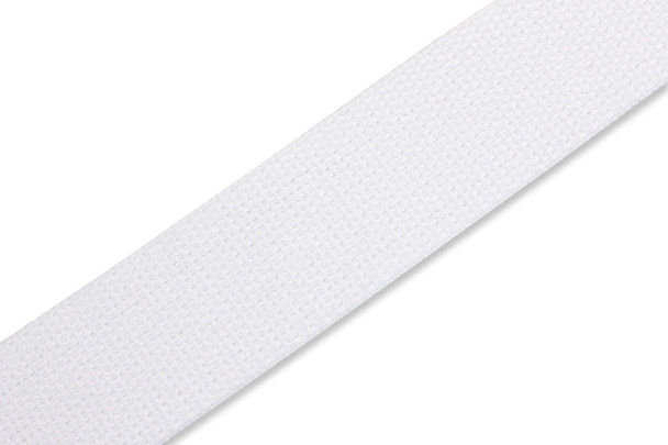 Levy's Leathers MSSC8-WHT -  2" Wide White Cotton Guitar Strap.