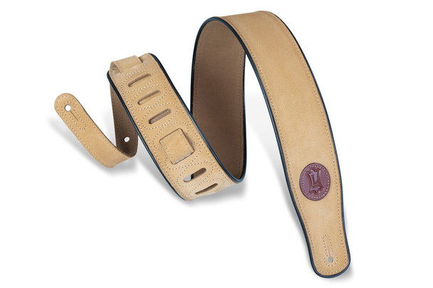 Levy's Leathers MSS3-TAN -  2 1/2" Wide Tan Suede Guitar Strap.