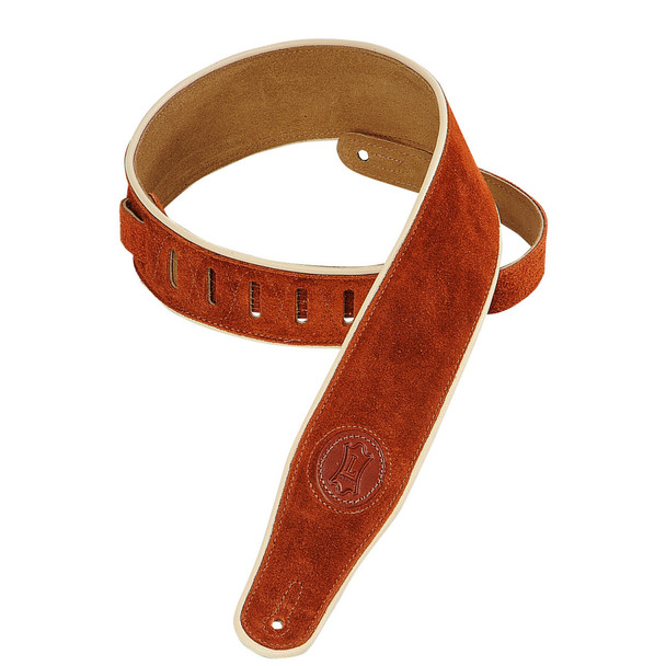 Levy's Leathers MSS3CP-CPR -  2 1/2" Wide Copper Suede Guitar Strap.