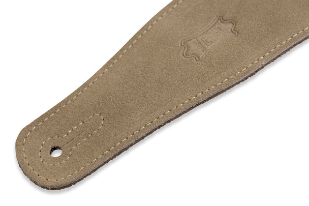 Levy's Leathers MS26-SND -  2 1/2" Wide Sand Suede Guitar Strap.