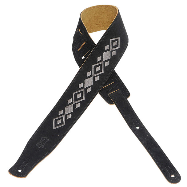 Levy's Leathers MS26E-002 -  2 1/2" Wide Suede Guitar Strap.