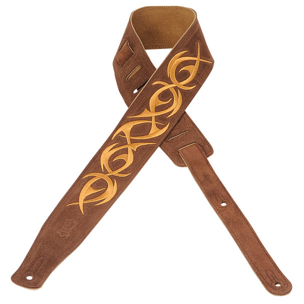 Levy's Leathers MS26E-001 -  2 1/2" Wide Suede Guitar Strap.