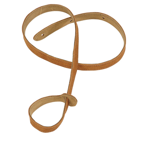 Levy's Leathers MS19-HNY -  3/4" Wide Honey Suede Mandolin Strap.