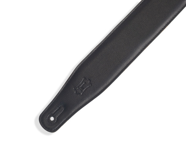 Levy's Leathers MRHGS-BLK - 2 1/2 inch Wide Ergonomic RipChord. Guitar Strap.