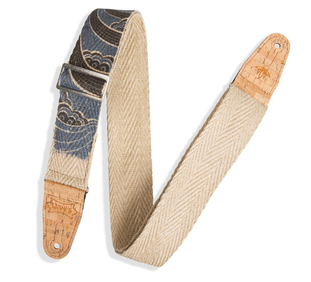 Levy's Leathers MH8P-001 - 2 inch Wide Hemp Guitar Strap.