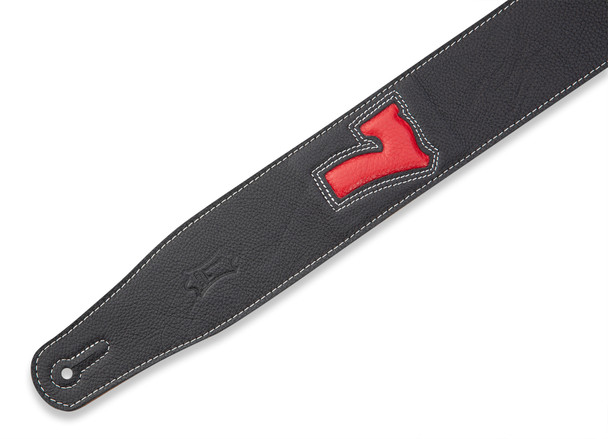 Levy's Leathers MGS26L-003 - 2.5" Wide Garment Leather Guitar Strap