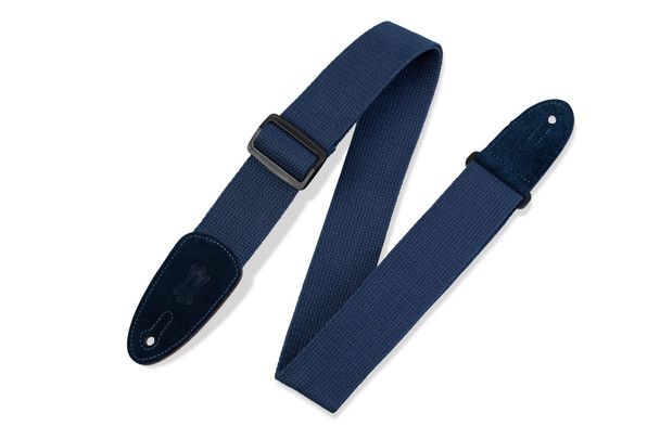 Levy's Leathers MC8-NAV -  2" Wide Navy Cotton Guitar Strap.