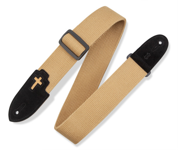 Levy's Leathers MC8C-TAN - 2" Cotton Guitar Strap