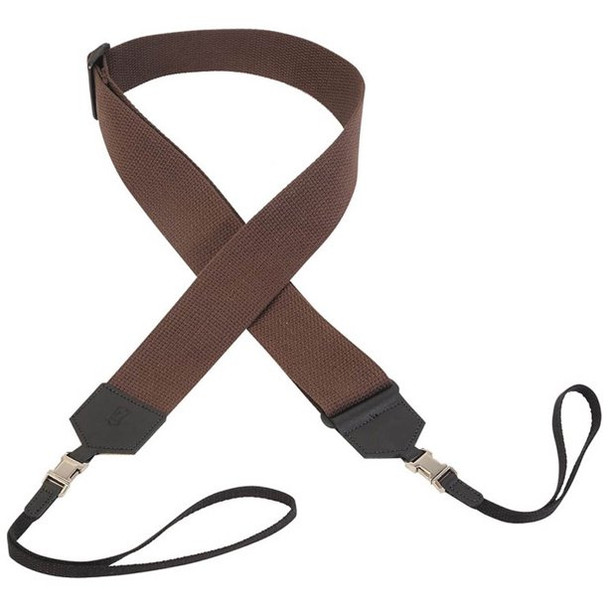 Levy's Leathers MC10Q-BRN -  2" Wide Brown Cotton Banjo Strap.