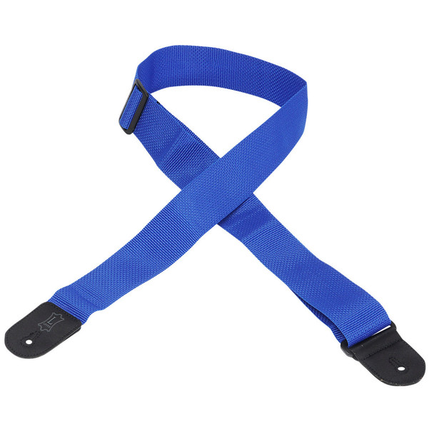 Levy's Leathers M8POLY-ROY -  2" Wide Royal Blue Polypropylene Guitar Strap.