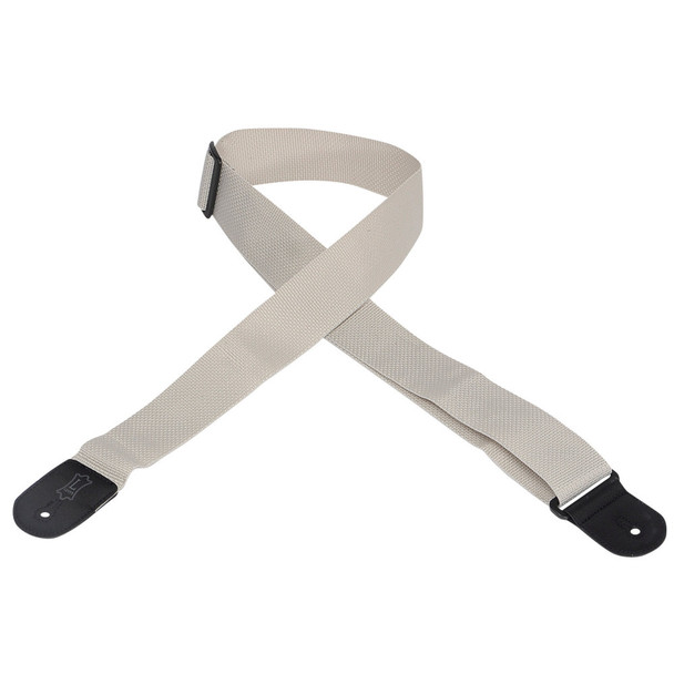 Levy's Leathers M8POLY-GRY -  2" Wide Grey Polypropylene Guitar Strap.