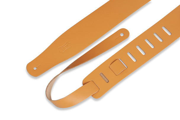 Levy's Leathers M26-TAN -  2 1/2" Wide Tan Genuine Leather Guitar Strap.