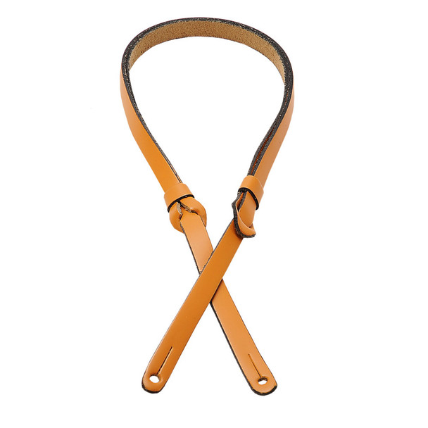 Levy's Leathers M19PR-TAN -  1/2" Wide Tan Veg-tan Leather Mandolin Strap.