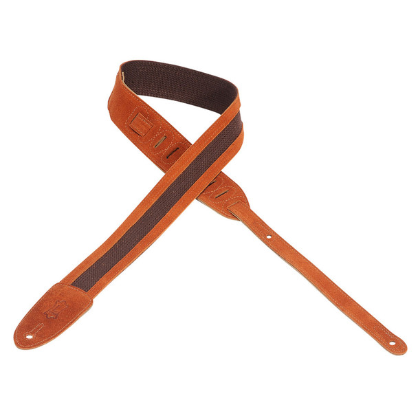 Levy's Leathers M12SC-CPR -  2" Wide Copper Cotton Guitar Strap.