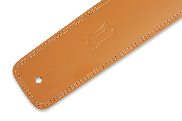 Levy's Leathers DM1-TAN -  2 1/2" Wide Tan Genuine Leather Guitar Strap.