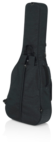 Gator Cases GT-RES00CLASS-BLK - Transit Series Resonator, 00, and Classical Acoustic Guitar Gig Bag with Charcoal Exterior