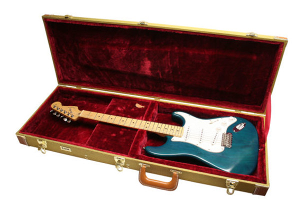 Gator Cases GW-ELECTRIC-TW - Deluxe Wood Case for Electric Guitars; Tweed
