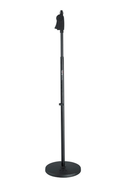 Gator Frameworks GFW-MIC-1000 - Frameworks Roundbase Mic Stand with Standard Twist Clutch and 10" Base