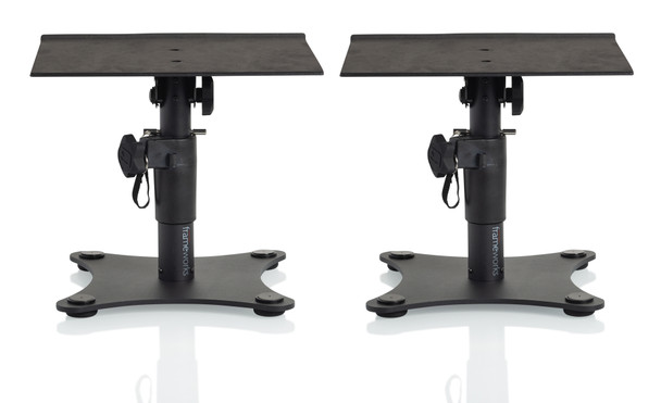 Gator Frameworks GFWSPKSTMNDSK - Frameworks Desktop Studio Monitor Stand - Adjustable Height