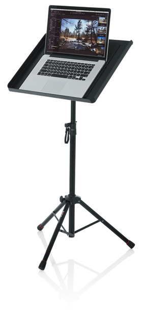 Gator Frameworks GFW-UTL-MEDIATRAY1 - Frameworks Compact Adjustable Media Tray with Tripod Stand