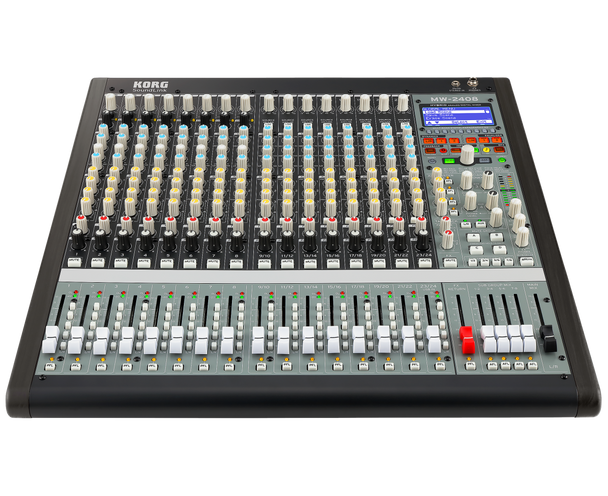 KORG MW2408BK 24 Channel Hybrid Mixer-Black KORG MW2408BK 24 Channel Hybrid Mixer-Black