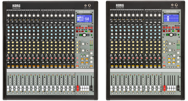 KORG MW2408BK 24 Channel Hybrid Mixer-Black KORG MW2408BK 24 Channel Hybrid Mixer-Black