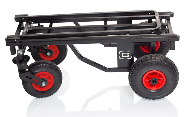 Gator Cases GFW-UTL-CART52AT All-Terrain Folding Multi-Utility Cart with 30-52” Extension & 500 lbs. Load Capacity