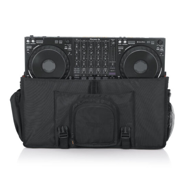 Gator Cases GCLUBCONTROL28 G-Club Series Messenger Style Bag for 28” DJ Controllers, Laptop & Headphones