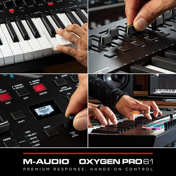 M-Audio OXYGENPRO61 61-KEY POWERFUL USB MIDI CONTROLLER