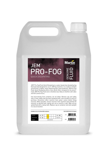 Martin 97120912 JEM Pro-Fog Fluid