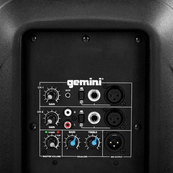 Gemini AS-2110P 1000 WATT ACTIVE 10” LOUDSPEAKER