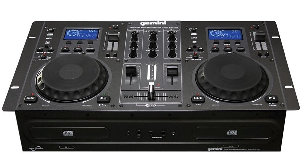 Gemini CDM-3250 Dual CD Player Mixing Console