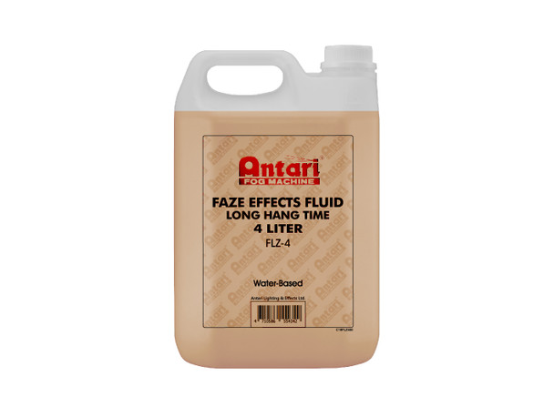 Antari 4L BOTTLE - FLZ PREMIUM WATER BASED FAZER FLUID (NOT FOR Z-350)