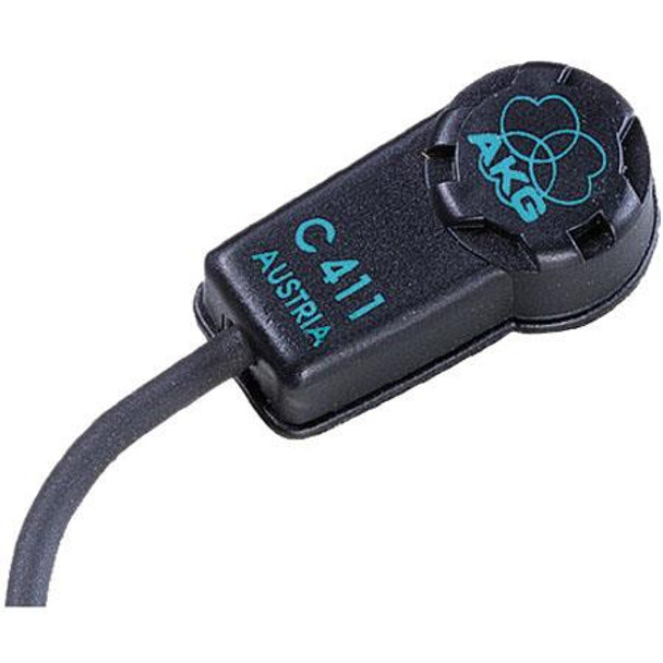 AKG Acoustics C411 L Miniature Condenser Vibration Pickup with Mini XLR Connector