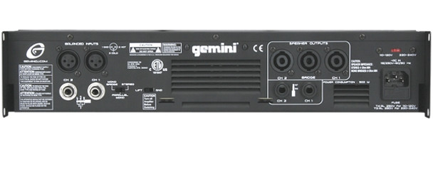 Gemini GPA-3000 Professional Power Amplifier Gemini GPA-3000 Professional Power Amplifier