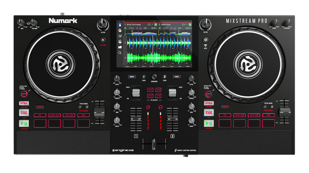 Numark Mixstream Pro Standalone DJ Console with WiFi Music Streaming and Built-In Speakers