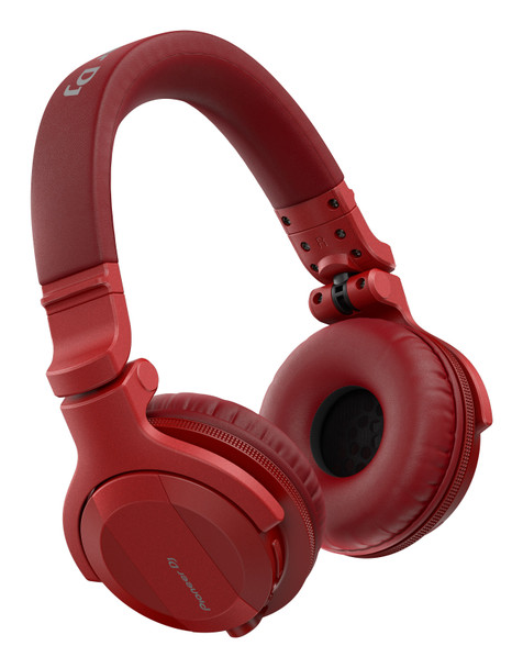 Pioneer DJ HDJ-CUE1BT-R On-Ear Headphones with Bluetooth + Wired capability - Red