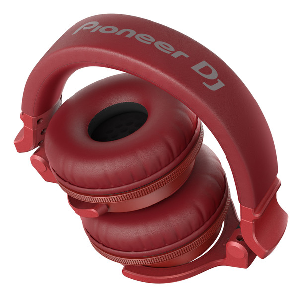 Pioneer DJ HDJ-CUE1BT-R On-Ear Headphones with Bluetooth + Wired capability - Red