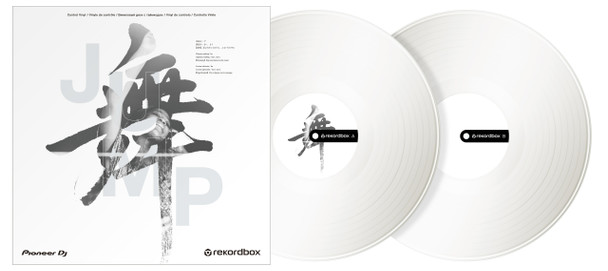 Pioneer RB-VD2-W DVS Control Vinyl for rekordbox dj (solid white) - Double Pack