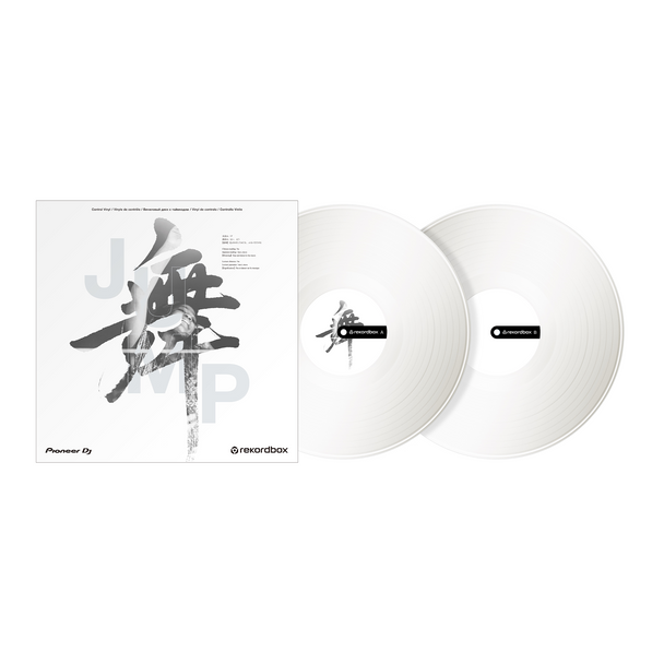 Pioneer DJ RB-VD2 Rekordbox Control Vinyl – White (2-Pack)