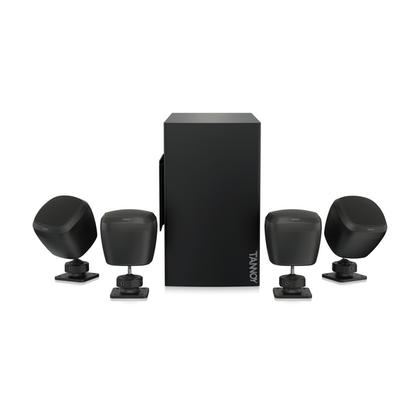 Tannoy Packaged Satellite-Subwoofer Loudspeaker System For Commercial Applications (Black)
