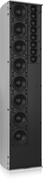 Tannoy TA-QFLEX 16WP SYSTEM WH Digitally Steerable Powered Column Array Loudspeaker with 16 Independently Controlled Drivers, Integrated DSP and BeamEngine GUI Control for Installation Applications (Weather Protected)