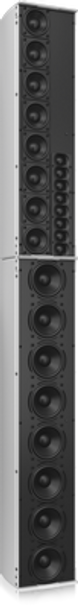 Tannoy TA-QFLEX 24WP SYSTEM WH Digitally Steerable Powered Column Array Loudspeaker with 24 Independently Controlled Drivers, Integrated DSP and BeamEngine GUI Control for Installation Applications (Weather Protected)