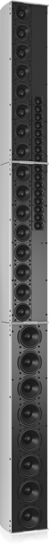 Tannoy TA-QFLEX 40 SYSTEM-WH Digitally Steerable Powered Column Array Loudspeaker with 40 Independently Controlled Drivers, Integrated DSP and BeamEngine GUI Control for Installation Applications