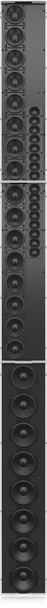 Tannoy TA-QFLEX 40WP SYSTEM WH Digitally Steerable Powered Column Array Loudspeaker with 40 Independently Controlled Drivers, Integrated DSP and BeamEngine GUI Control for Installation Applications (Weather Protected)