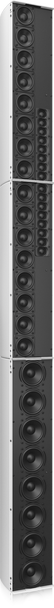 Tannoy TA-QFLEX 40WP SYSTEM WH Digitally Steerable Powered Column Array Loudspeaker with 40 Independently Controlled Drivers, Integrated DSP and BeamEngine GUI Control for Installation Applications (Weather Protected)