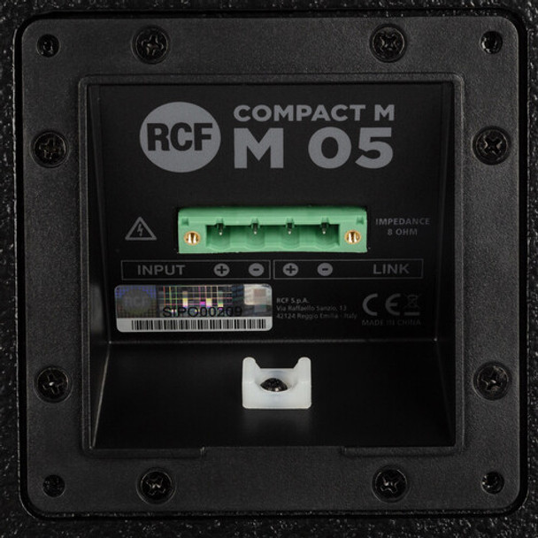 RCF COMPACT M 05-W Passive 5" 2-way Compact Speaker (Wht)