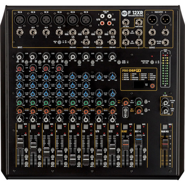 RCF F12-XR 12 Channel Mixer w/ FX and Recording