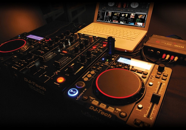 DJ Tech USOLO FX Compact DJ Media Player and Controller